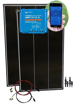 220 Watt Solarset Victron SmartSolar MPPT 75/15